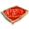 Cloth Pooja Mat Aasan Silk Mix Fabric Cloth for God Goddess Idol Puja Asan Mandir Temple Home Decor Base Chowki Asana Indian Festival Diwali Decoration Housewarming Gift Mata Ki Chunri